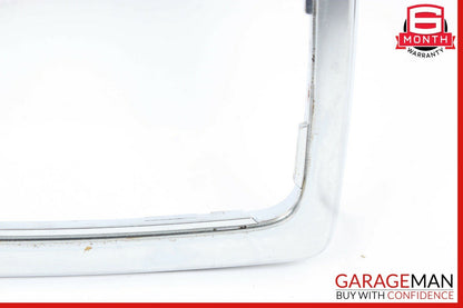 08-14 Mercedes W204 C300 R350 Center Console Shift Shifter Bezel Trim Silver