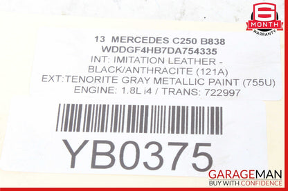 12-15 Mercedes W204 C250 SLK250 1.8L Trans Transmission Oil Cooler Radiator OEM