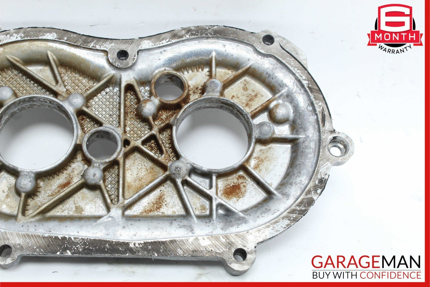 06-10 Mercedes C230 E350 Front Left Engine Timing Chain Plate Valve Cover