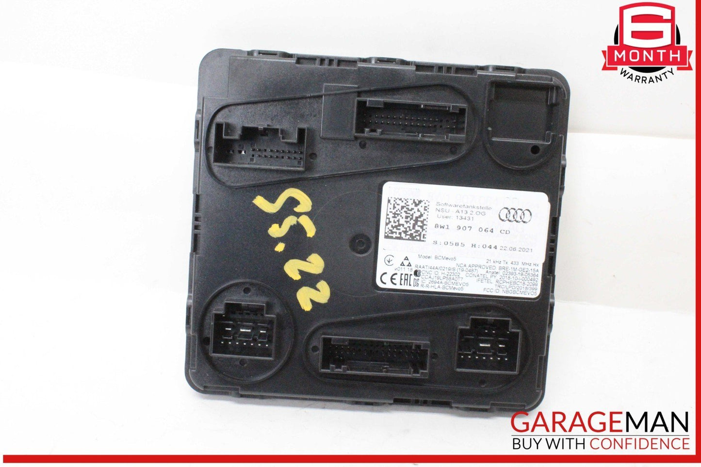 18-24 Audi S5 A5 BCM BCU Body Control Module Unit 8W1907064CD OEM