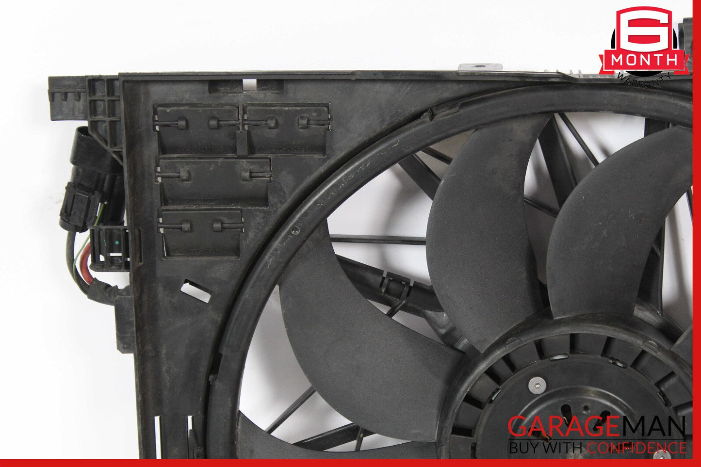 09-19 BMW 550i Engine Motor Cooling Fan Shroud OEM