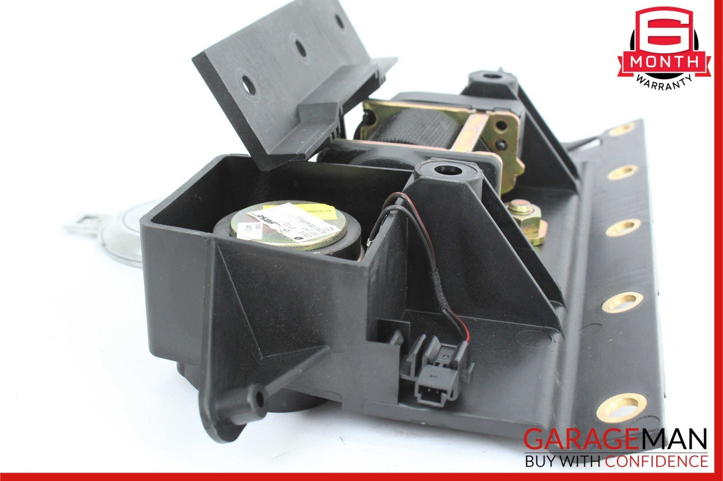 03-08 Mercedes R230 SL500 Rear Right Luggage Seatbelt Retractor Speaker Black