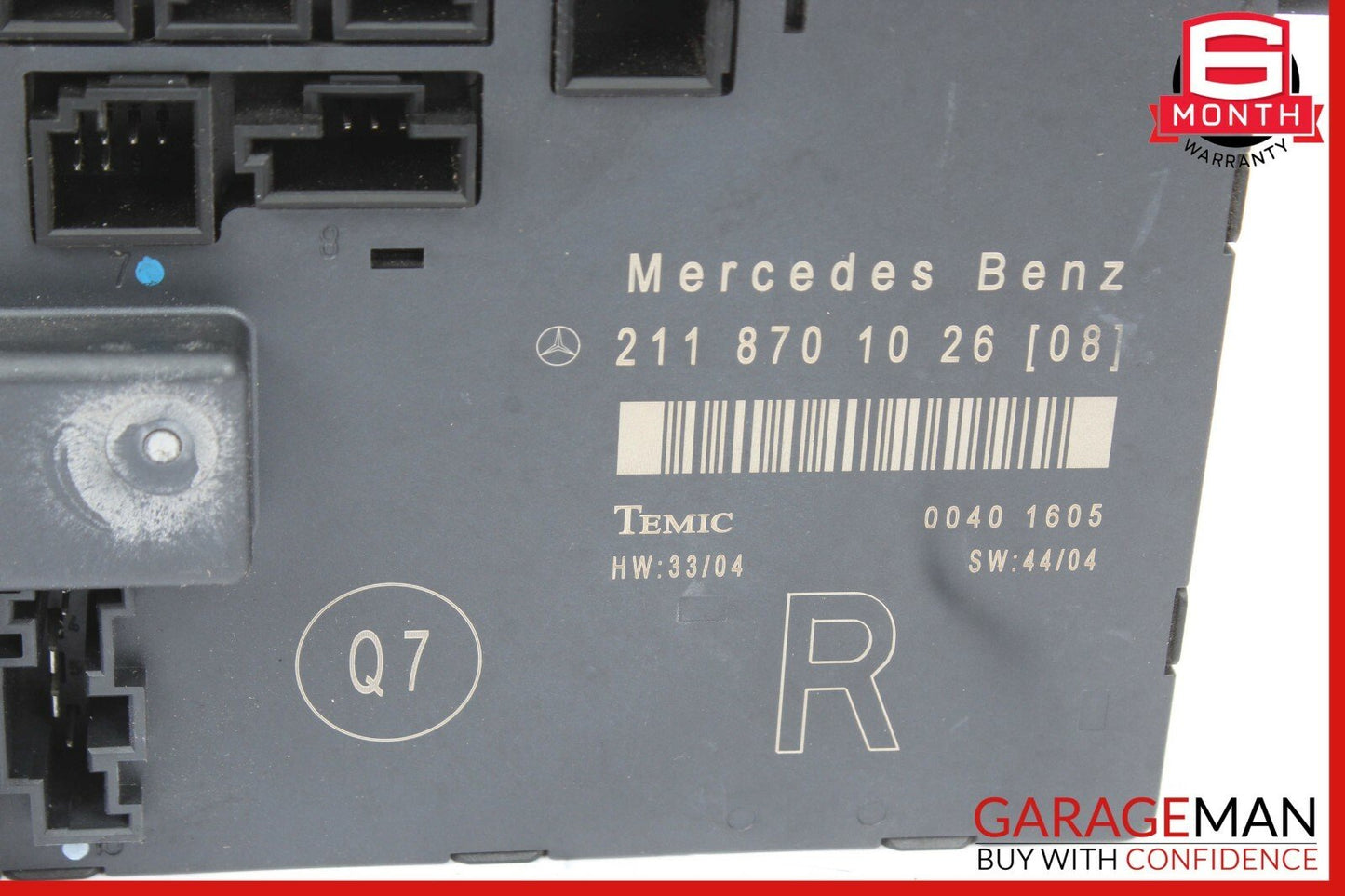 03-09 Mercedes W211 E350 E550 Front Right Side Door Controller Module Unit