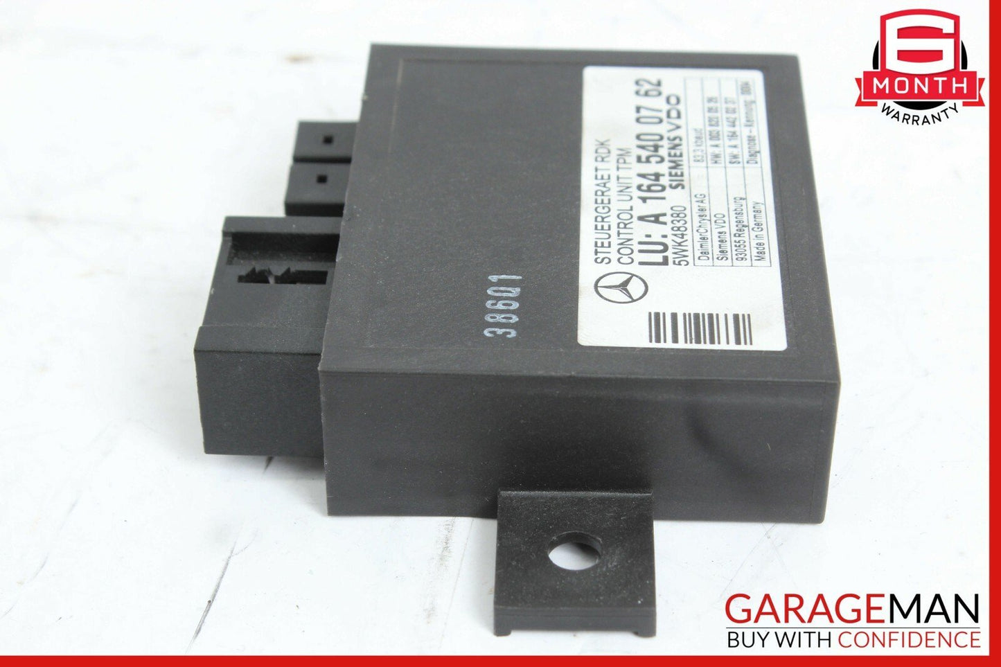 06-13 Mercedes W164 ML350 GL450 SL550 TPMS Tire Pressure Control 1645400762 OEM