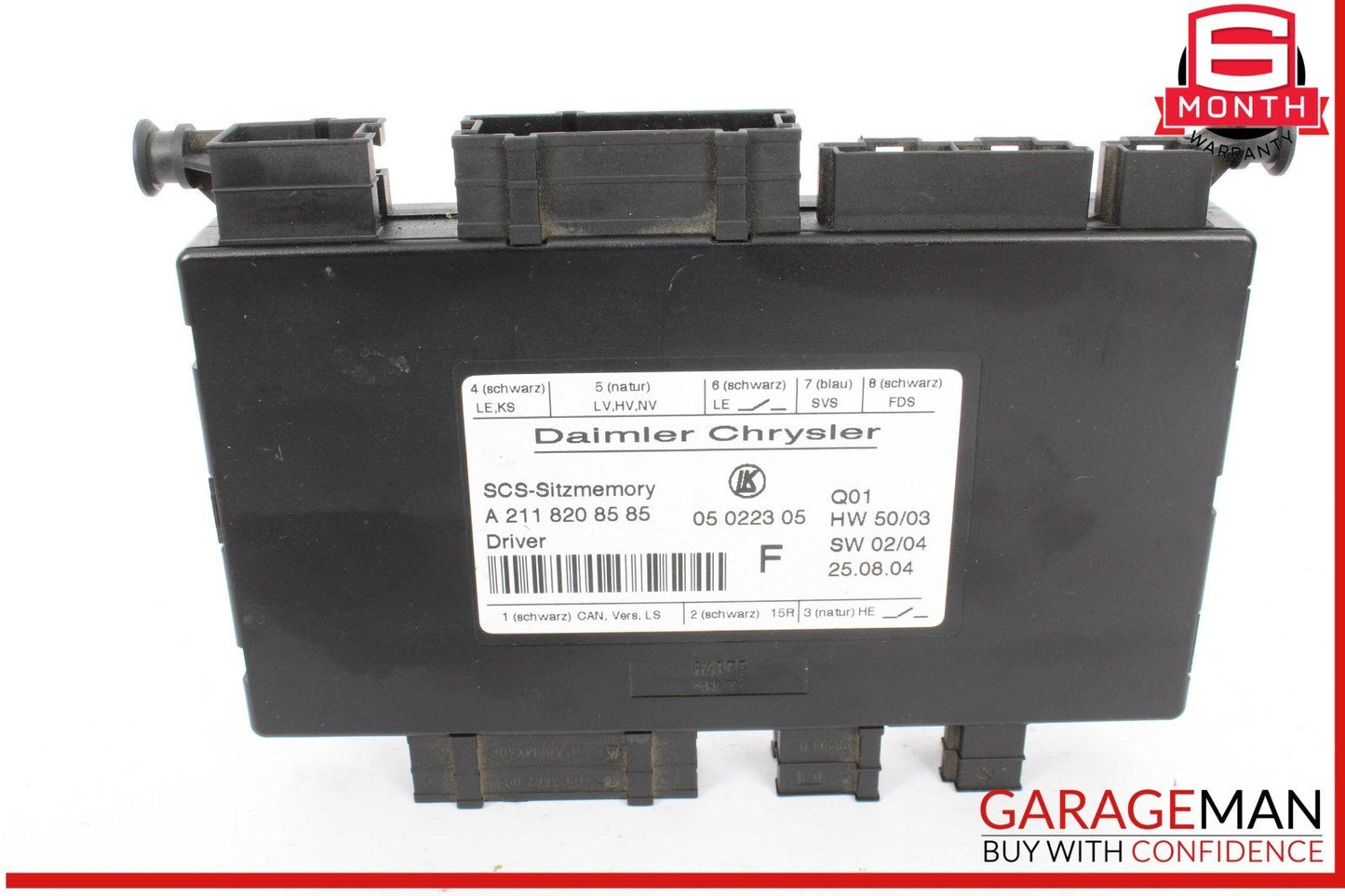 03-12 Mercedes W211 E500 ML500 Front Left Side Seat Control Module OEM