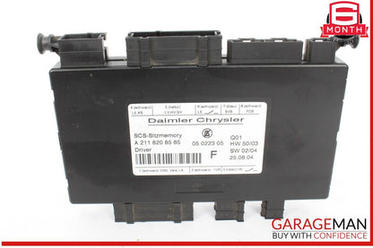 03-12 Mercedes W211 E500 ML500 Front Left Side Seat Control Module OEM
