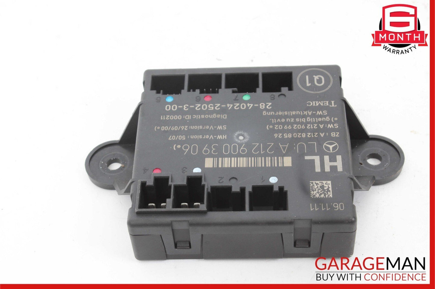 08-18 Mercedes E350 C250 C300 CLS400 Rear Left Side Door Control Module Unit