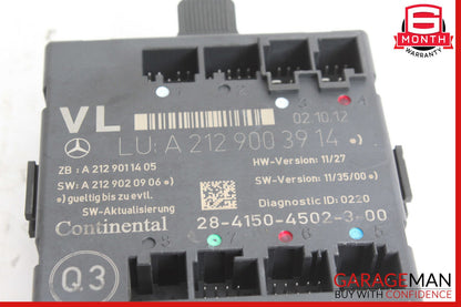 08-18 Mercedes SLK250 C250 CLS550 E350 Front Left Side Door Control Module Unit