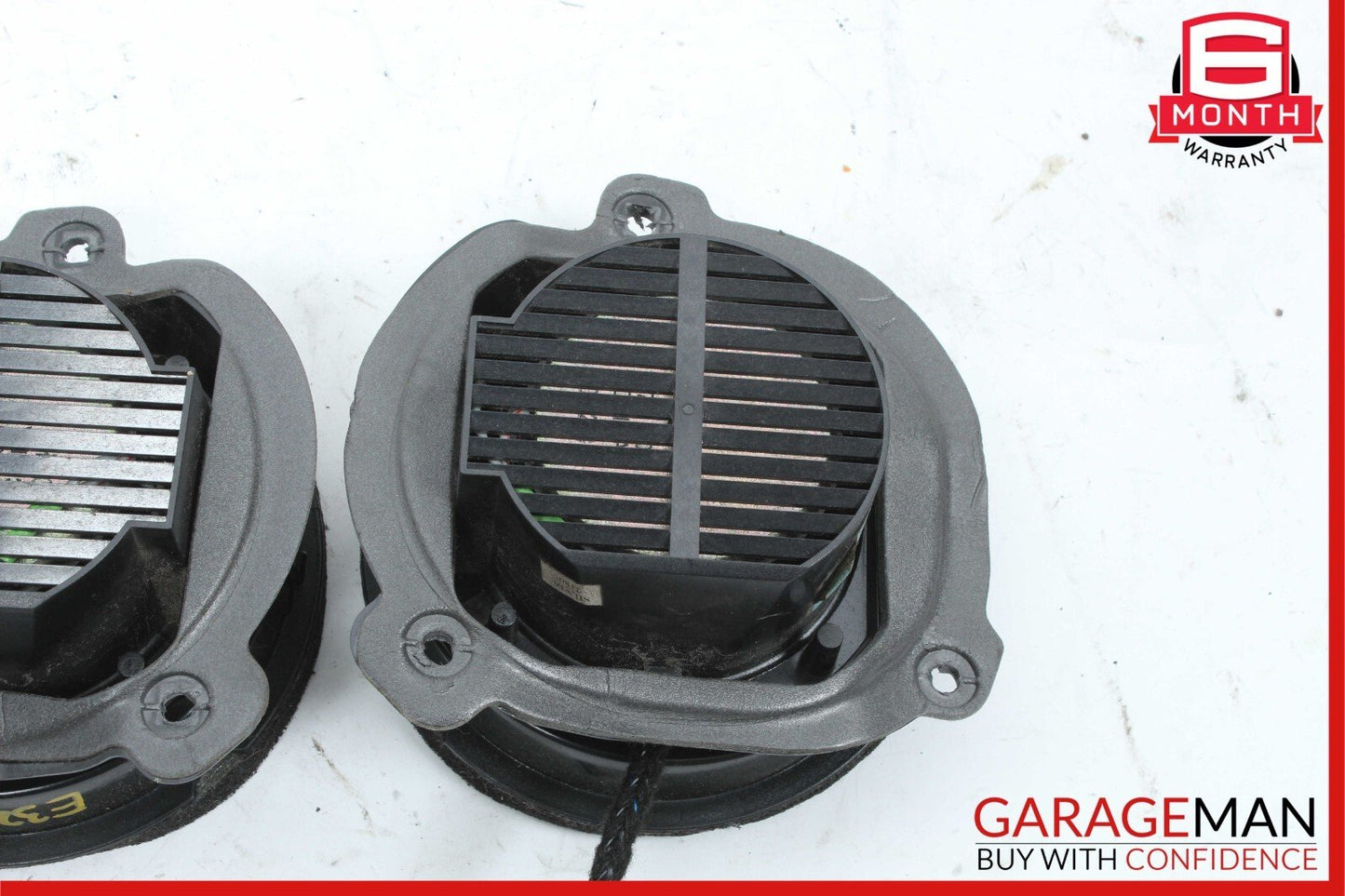 96-03 Mercedes W210 E320 Rear Right & Left Side Door Sound Speakers Set OEM