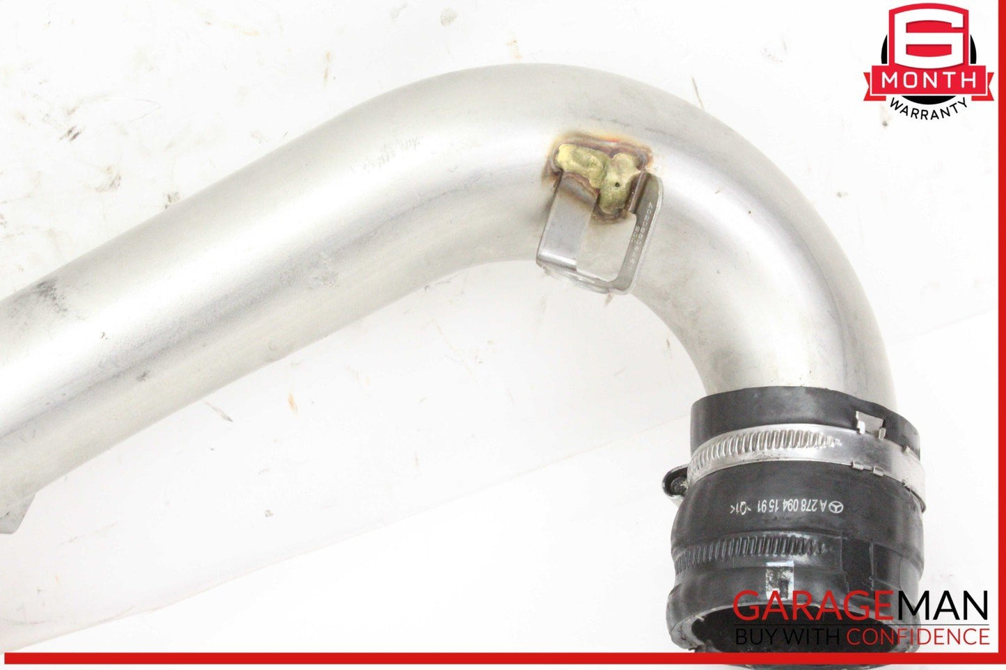 11-20 Mercedes X166 GL450 Left Side Turbocharger Air Intake Duct Tube 2780980507