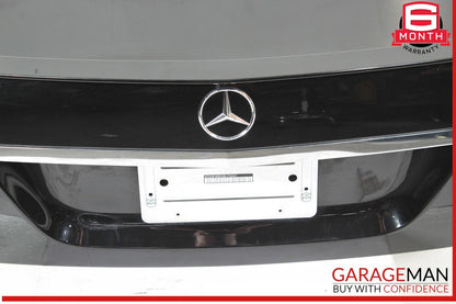 10-16 Mercedes W212 E350 E400 Sedan Rear Trunk Lid Deck Shell Panel Black OEM