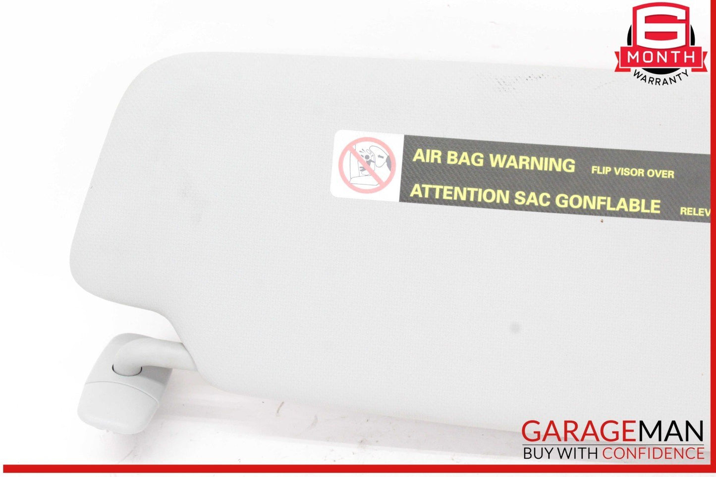 09-17 Audi Q5 A4 A5 S4 S5 Front Left Driver Side Sun Visor Gray 8U0857551F OEM