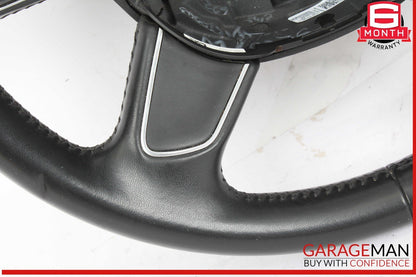 13-17 Audi Q5 Front Left Driver Side Multifunctional Steering Wheel Black OEM
