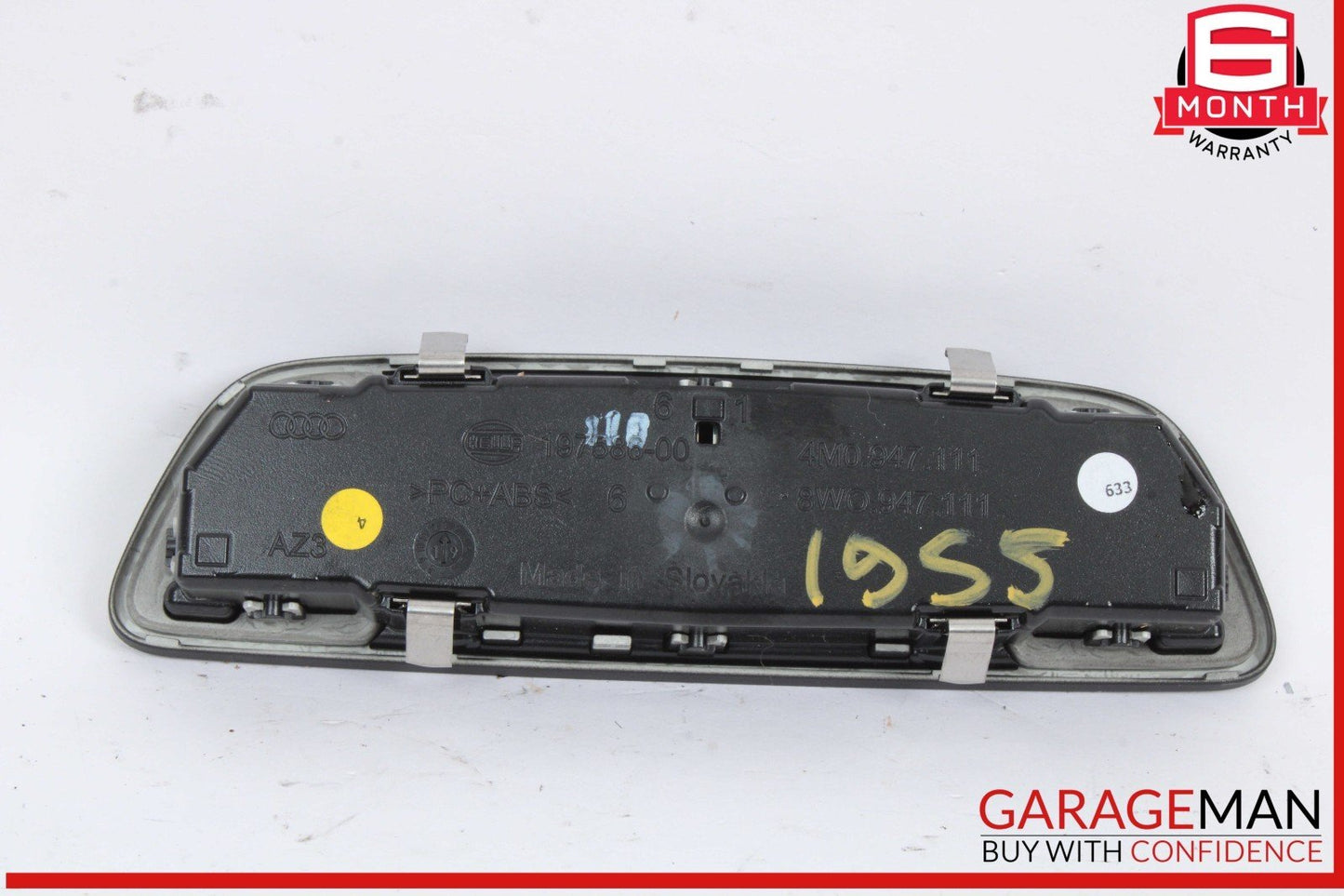 17-24 Audi S5 RS5 A4 Rear Overhead Interior Dome Light Lamp Black 4M0947111 OEM