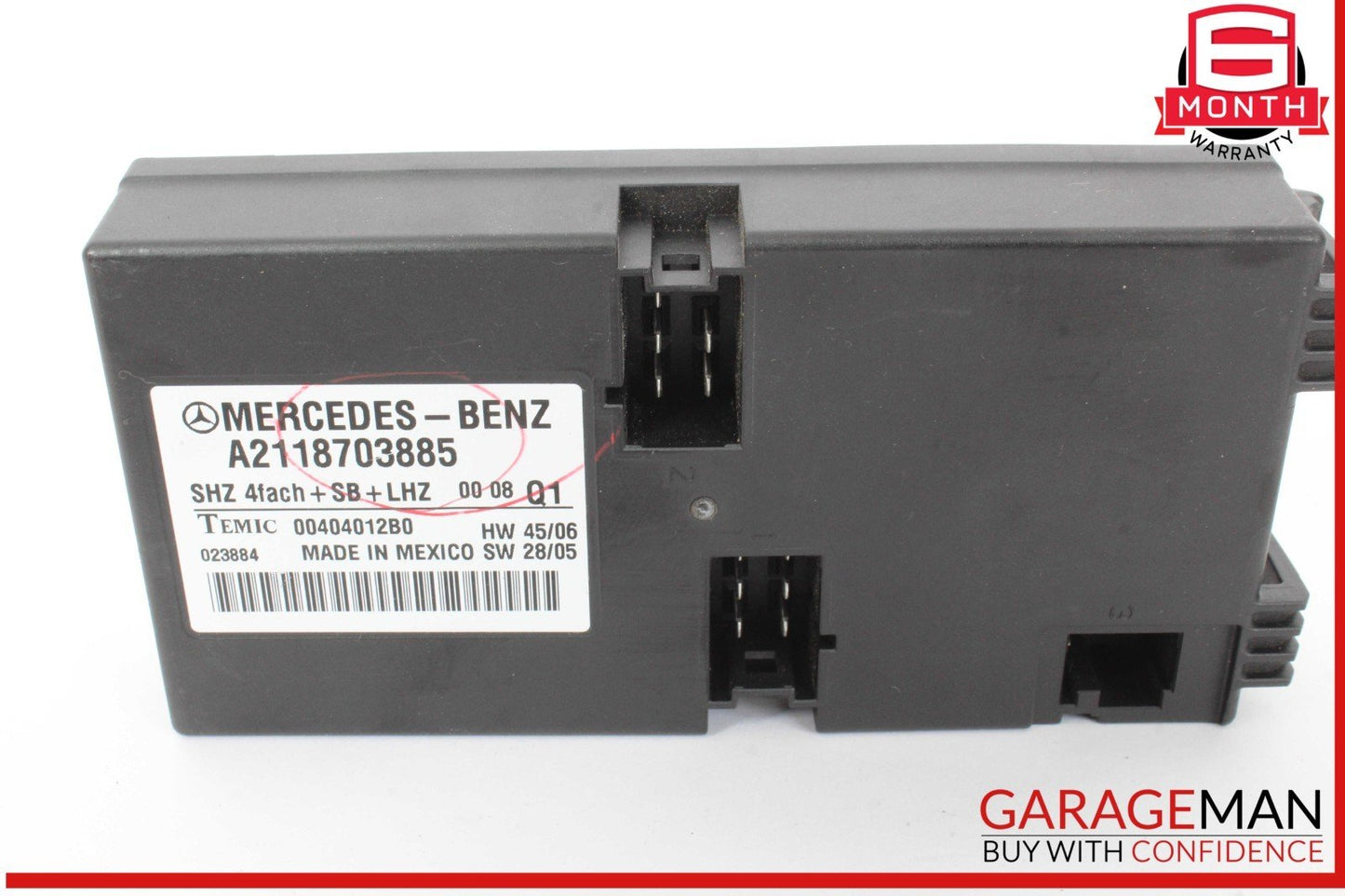 06-13 Mercedes X164 GL550 Heated Seat Control Module Unit 2118703885 OEM