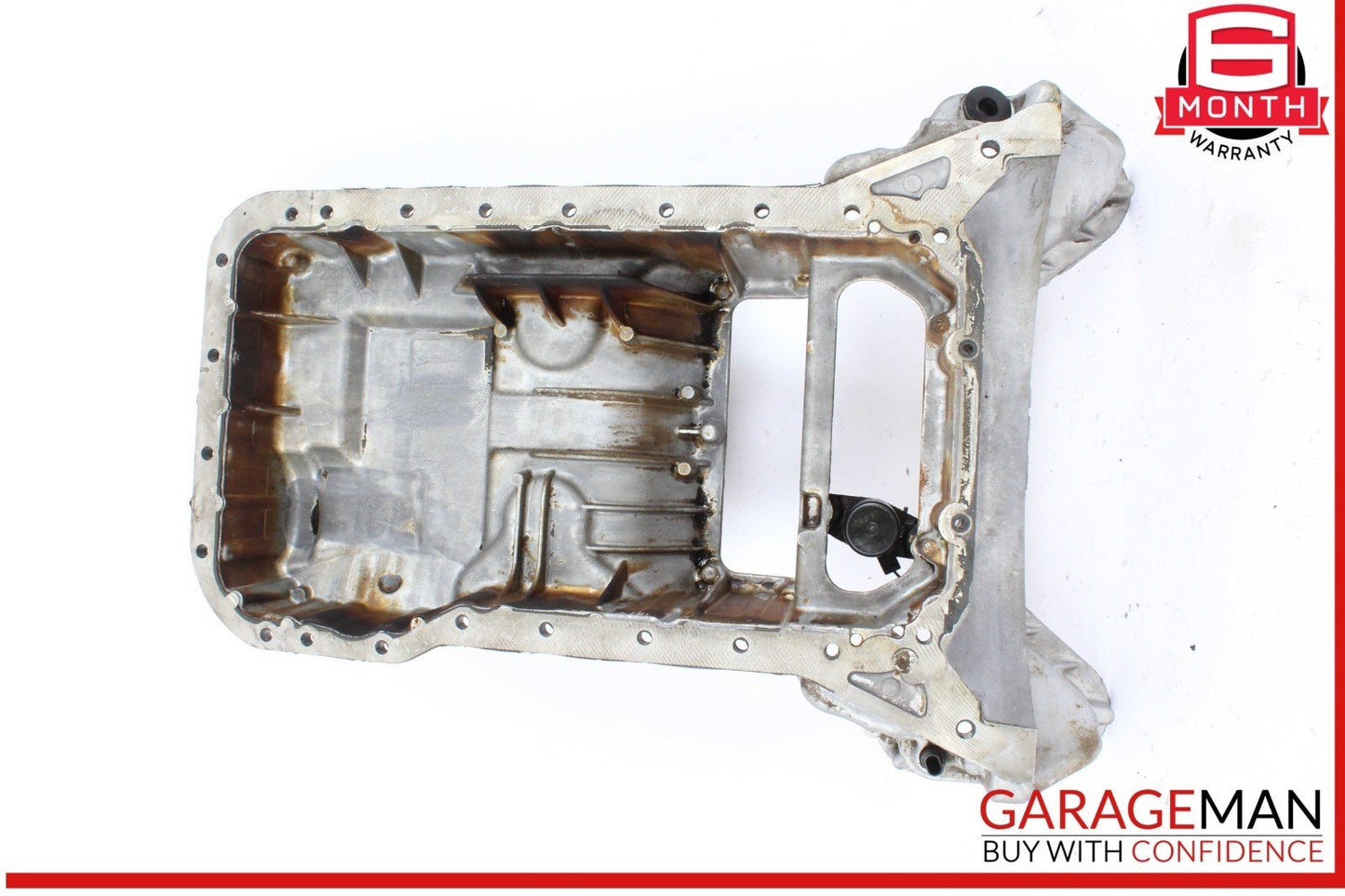 06-11 Mercedes W204 C300 Engine Upper Oil Sump Baffle Pan 2720142102 OEM