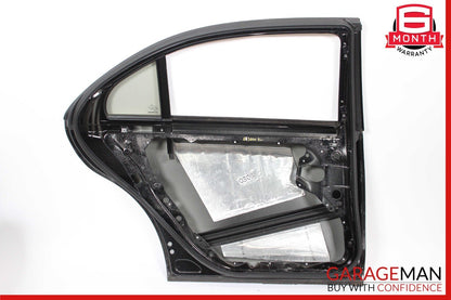 07-13 Mercedes W221 S550 S600 Rear Left Driver Side Exterior Door Shell Black
