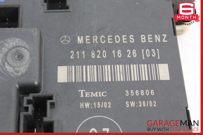 03-06 Mercedes W211 E320 E350 E500 Rear Right Door Control Module OEM