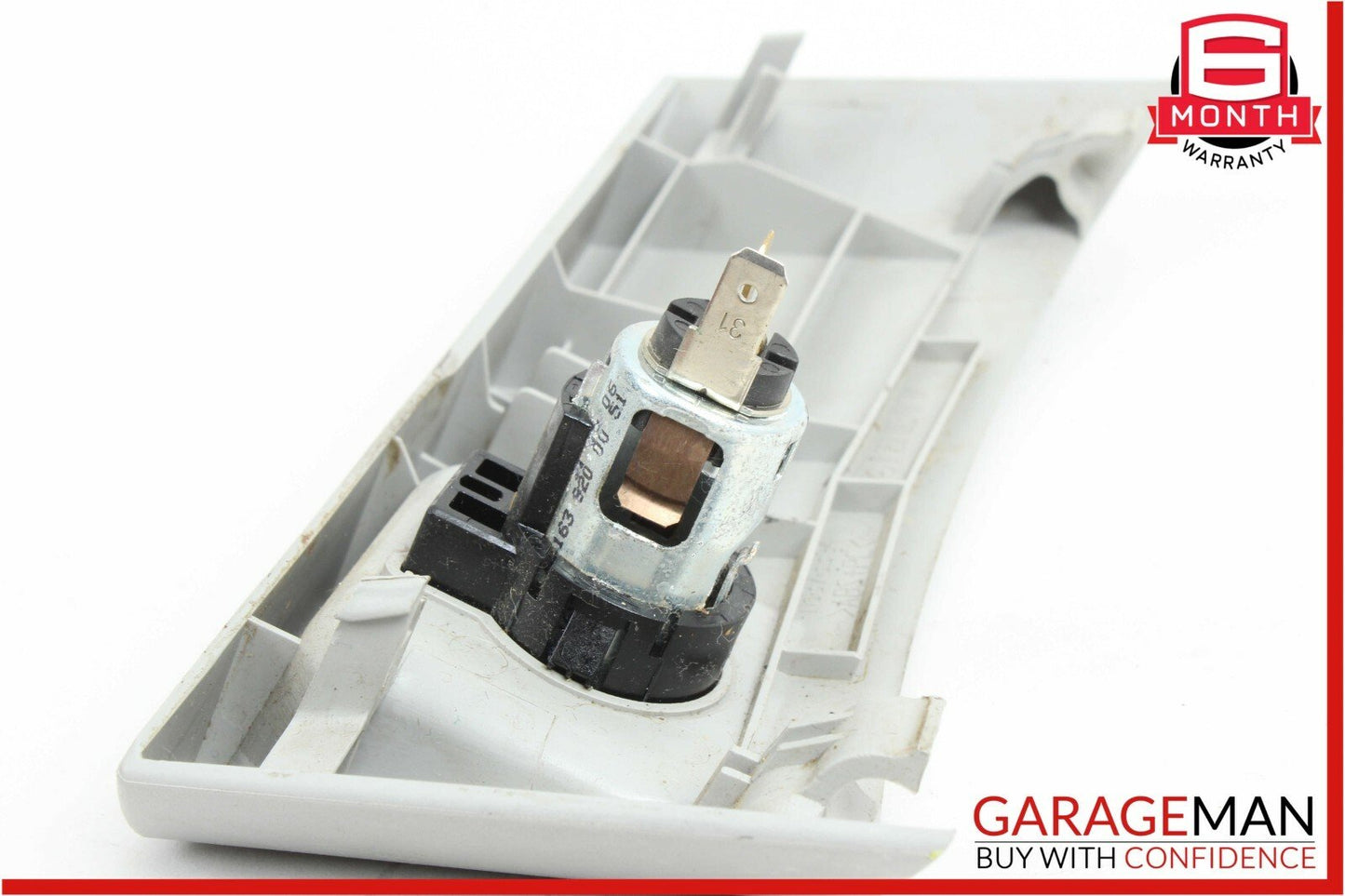 06-13 Mercedes W251 R350 R320 Rear Center Console Lighter Plug Trim Cover Grey
