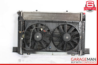 90-91 Mercedes R129 500SL Engine Water Cooling A/C Condenser Radiator w/ Fan OEM