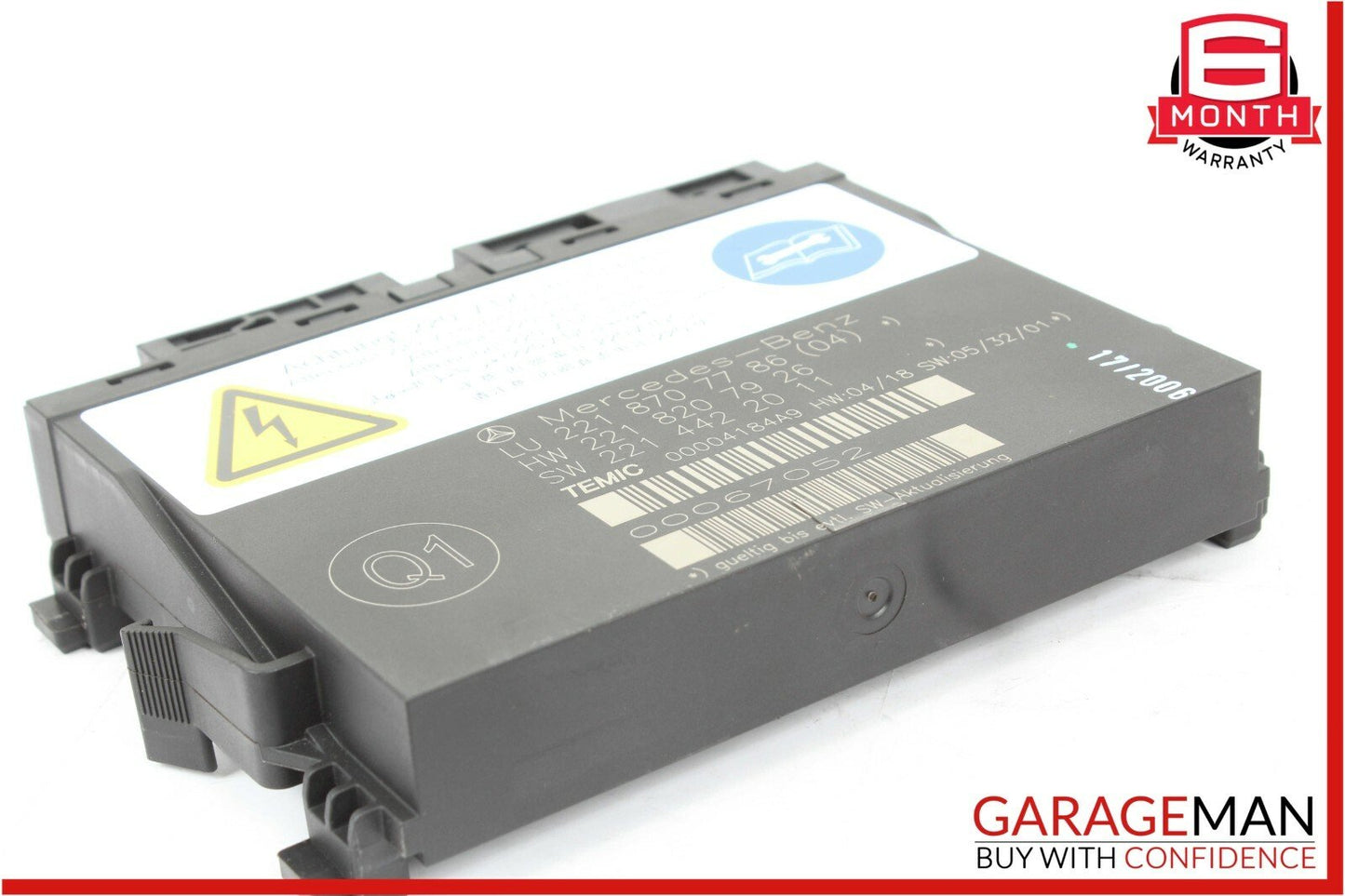 07-09 Mercedes W221 S550 Front Left or Right Side Seat Computer Control Module