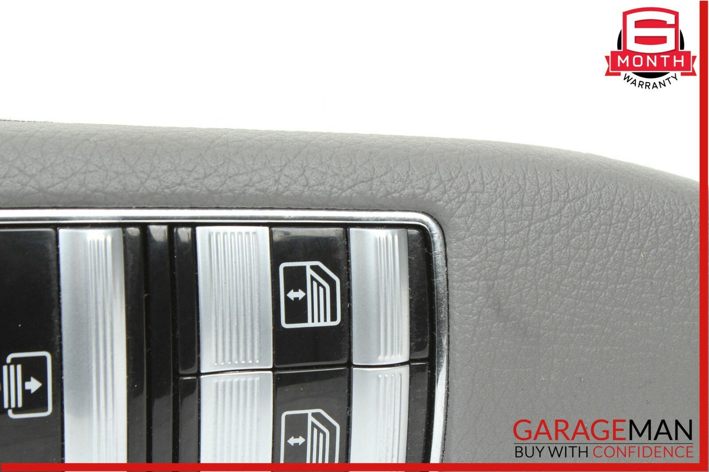 07-13 Mercedes W221 S550 Rear Left Side Door Window Switch Control Trim Grey