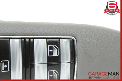 07-13 Mercedes W221 S550 Rear Left Side Door Window Switch Control Trim Grey