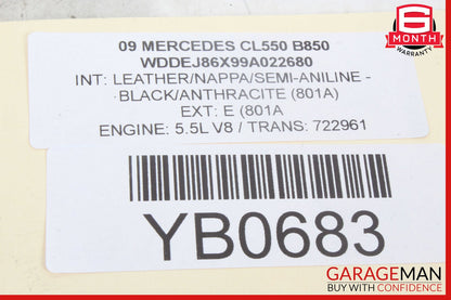 07-14 Mercedes W216 CL550 CL63 AMG Left Driver Side Door Control Module OEM
