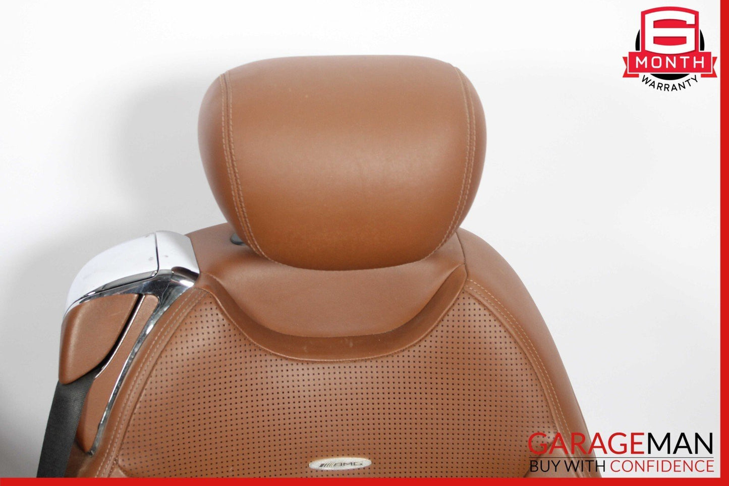 08-14 Mercedes W216 CL63 AMG Complete Front Seat Seats Cushion Assembly Brown