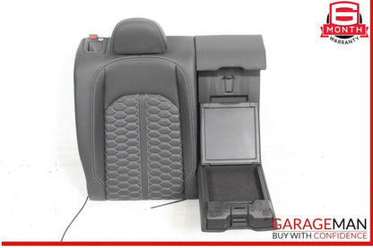 18-23 Audi RS5 Rear Right Side Upper Seat Cushion w/ Armrest Black OEM
