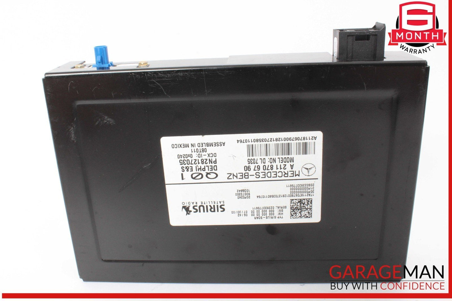 03-09 Mercedes X164 GL550 R550 GL350 Sirius Satellite Radio Receiver Module OEM
