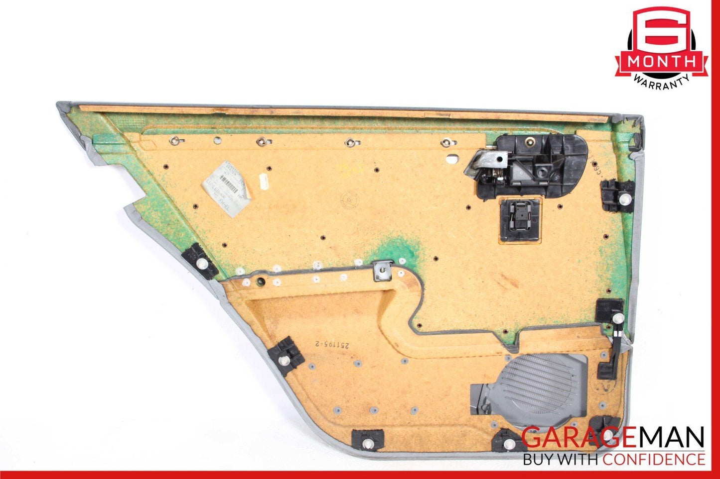 96-97 Mercedes W202 C230 C280 Rear Right Side Interior Door Panel Cover Grey OEM