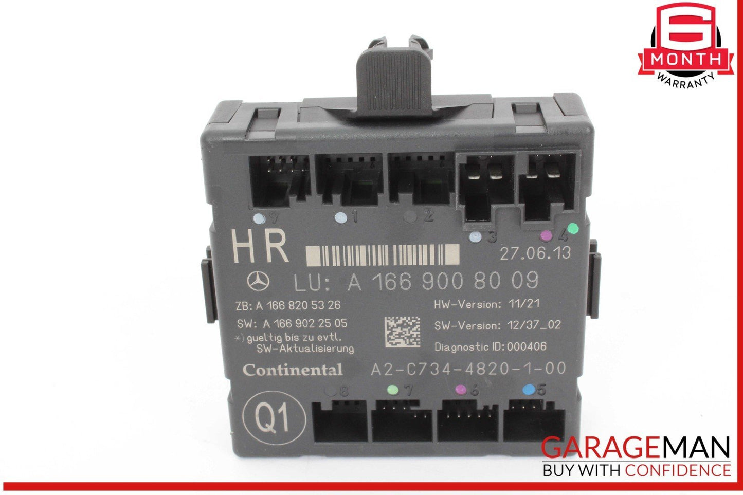 12-19 Mercedes X166 GL450 4MATIC GLE350 Rear Right Side Door Control Module Unit