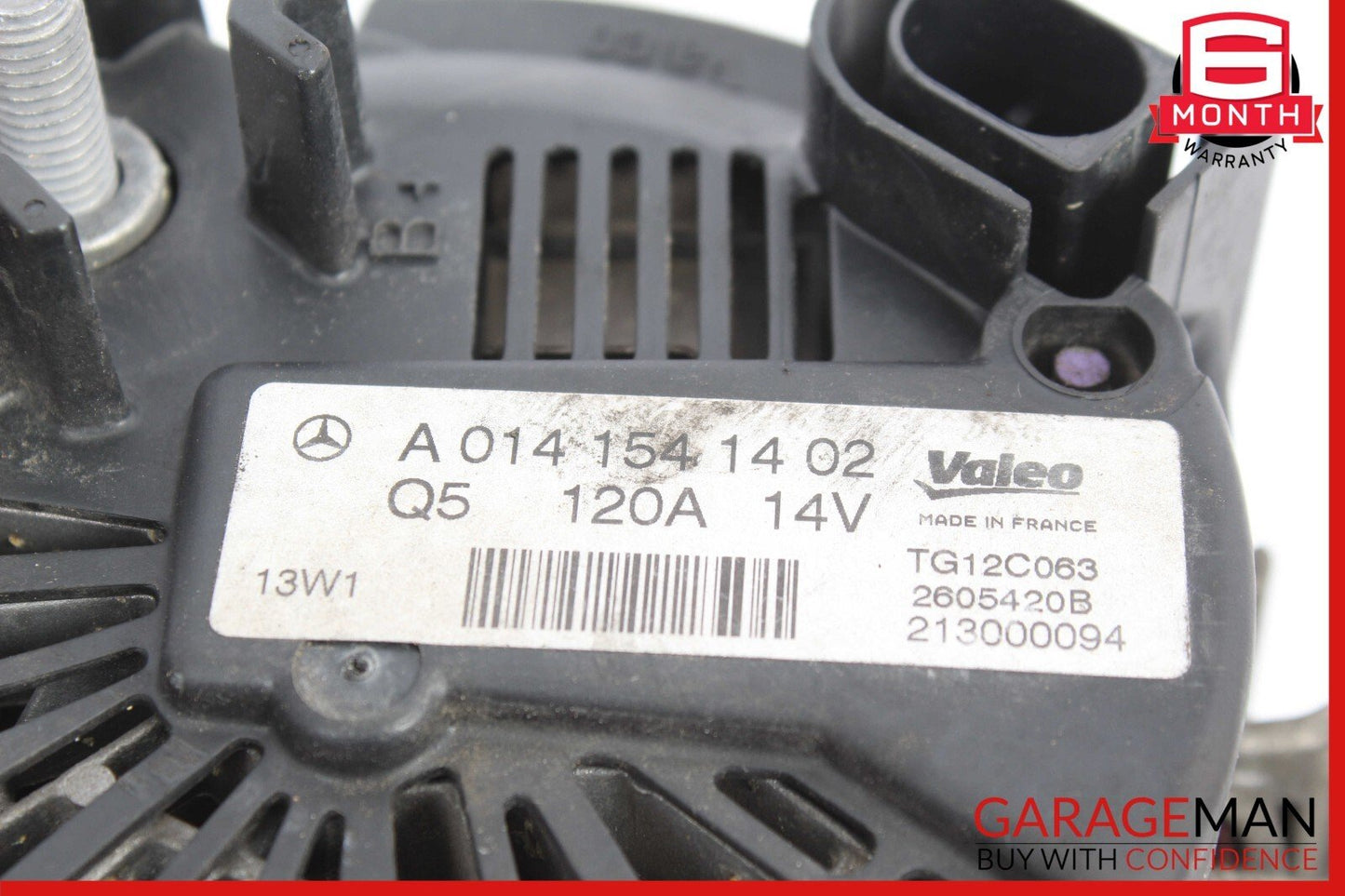 12-15 Mercedes R172 SLK250 C250 Generator Alternator 120 AMP 14V 0141541402 OEM