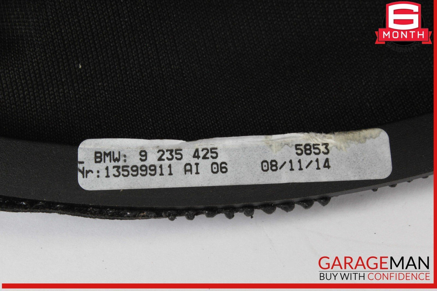 14-16 BMW 428i 435i Leather Emergency Brake Handle Cover Black 9235425 OEM