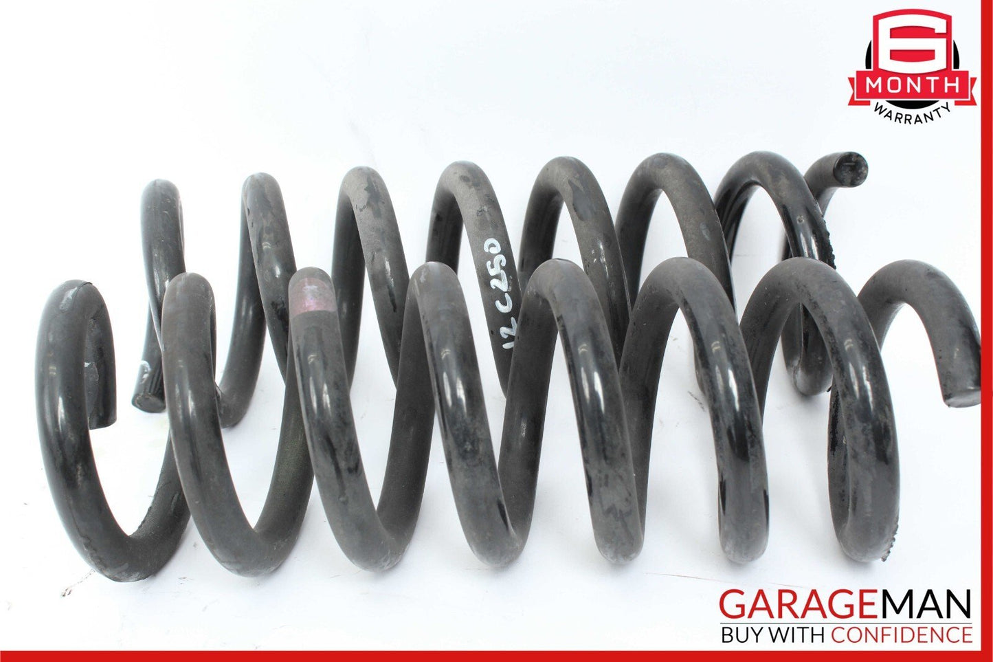 08-14 Mercedes W204 C250 C300 C350 Rear Shock Strut Coil Spring Set of 2 OEM