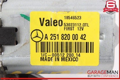 06-19 Mercedes X164 GL450 ML350 Rear Glass Windshield Wiper Motor 2518200042 OEM