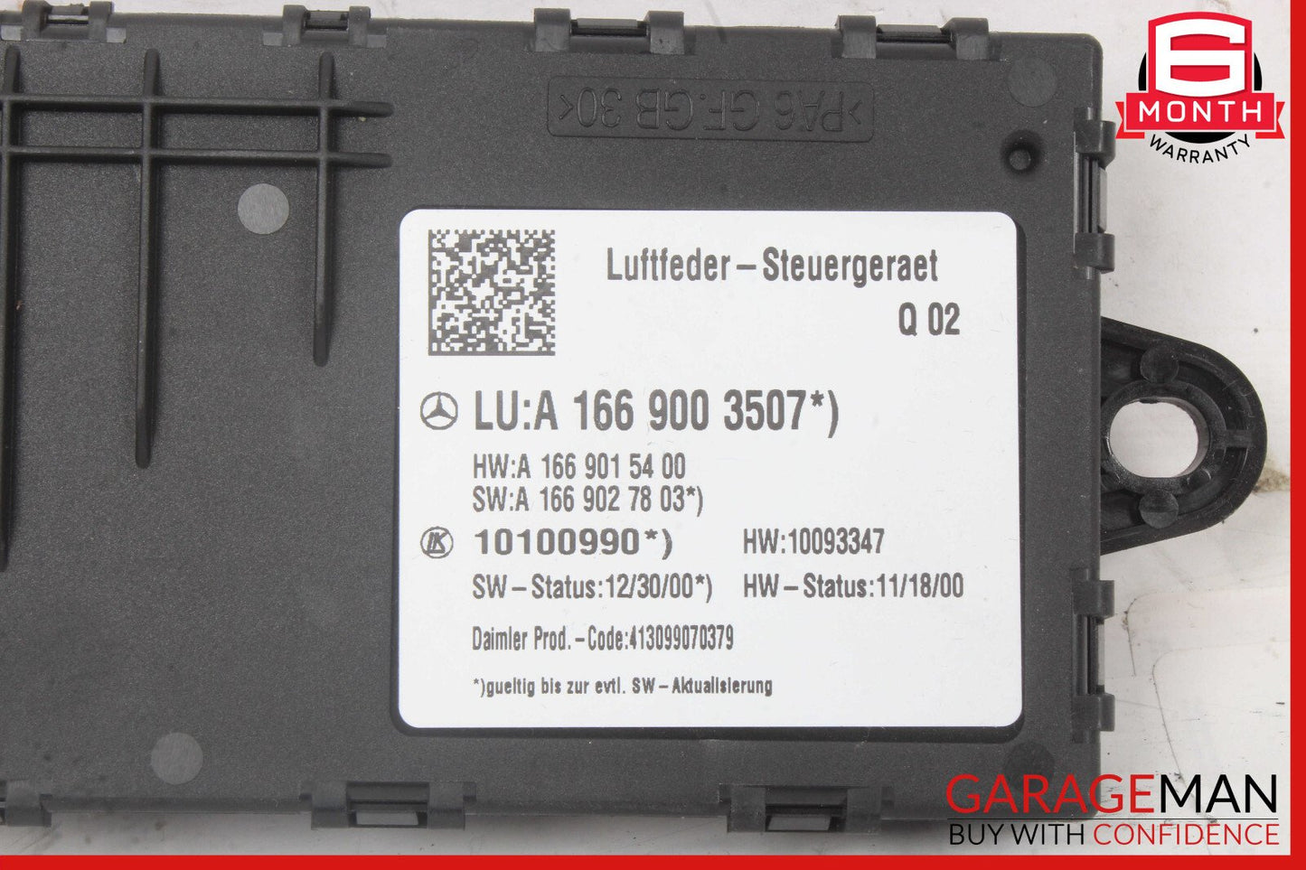 12-19 Mercedes X166 GL450 Airmatic Air Suspension Control Module 1669003507 OEM