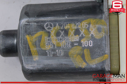 08-14 Mercedes W204 C250 C350 Rear Left Side Door Window Regulator Motor OEM