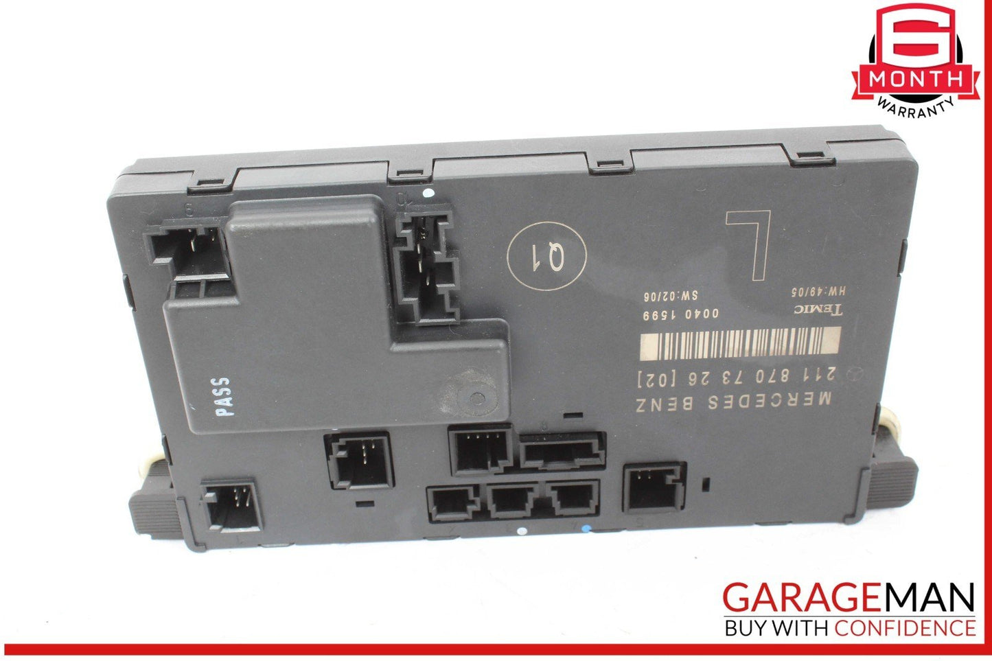 03-09 Mercedes W211 E350 E500 Front Left Side Door Control Module Unit OEM