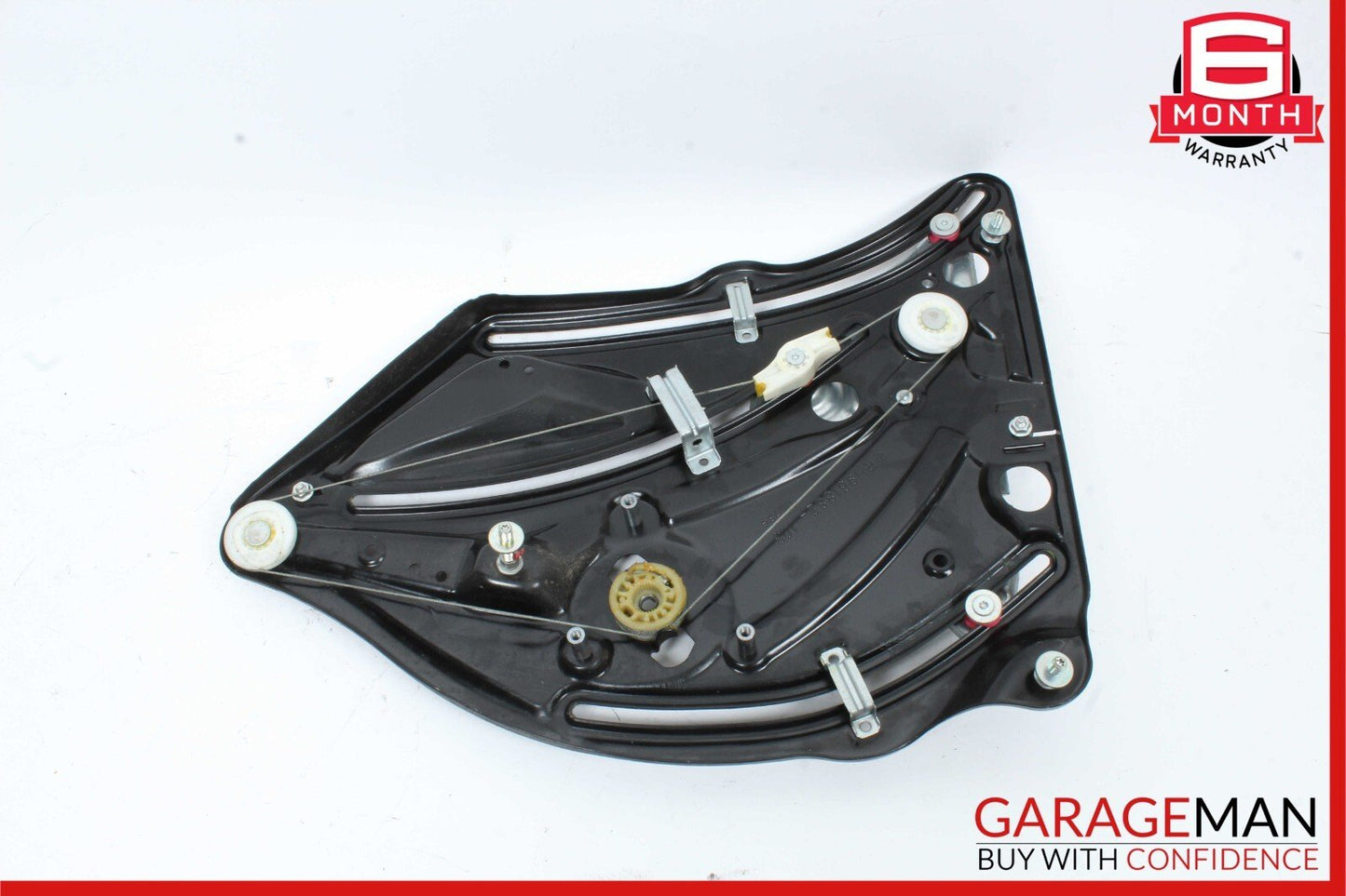 10-16 Mercedes W212 E350 Rear Right Door Window Regulator Frame w/o Motor