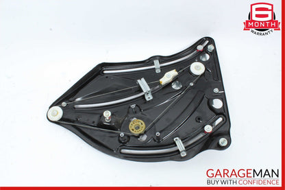 10-16 Mercedes W212 E350 Rear Right Door Window Regulator Frame w/o Motor