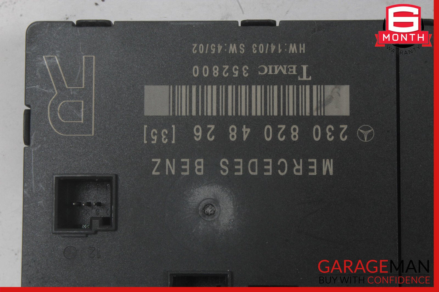 03-12 Mercedes R230 SL500 SL550 SL55 AMG Door Control Module Right Side OEM