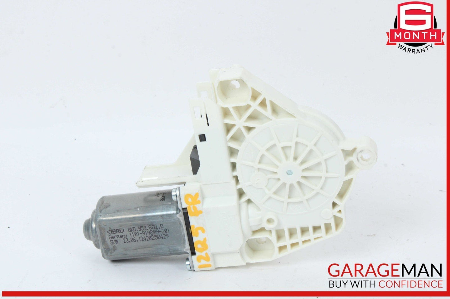 09-17 Audi Q5 Front Right Passenger Side Window Regulator Motor 8K0959802B OEM