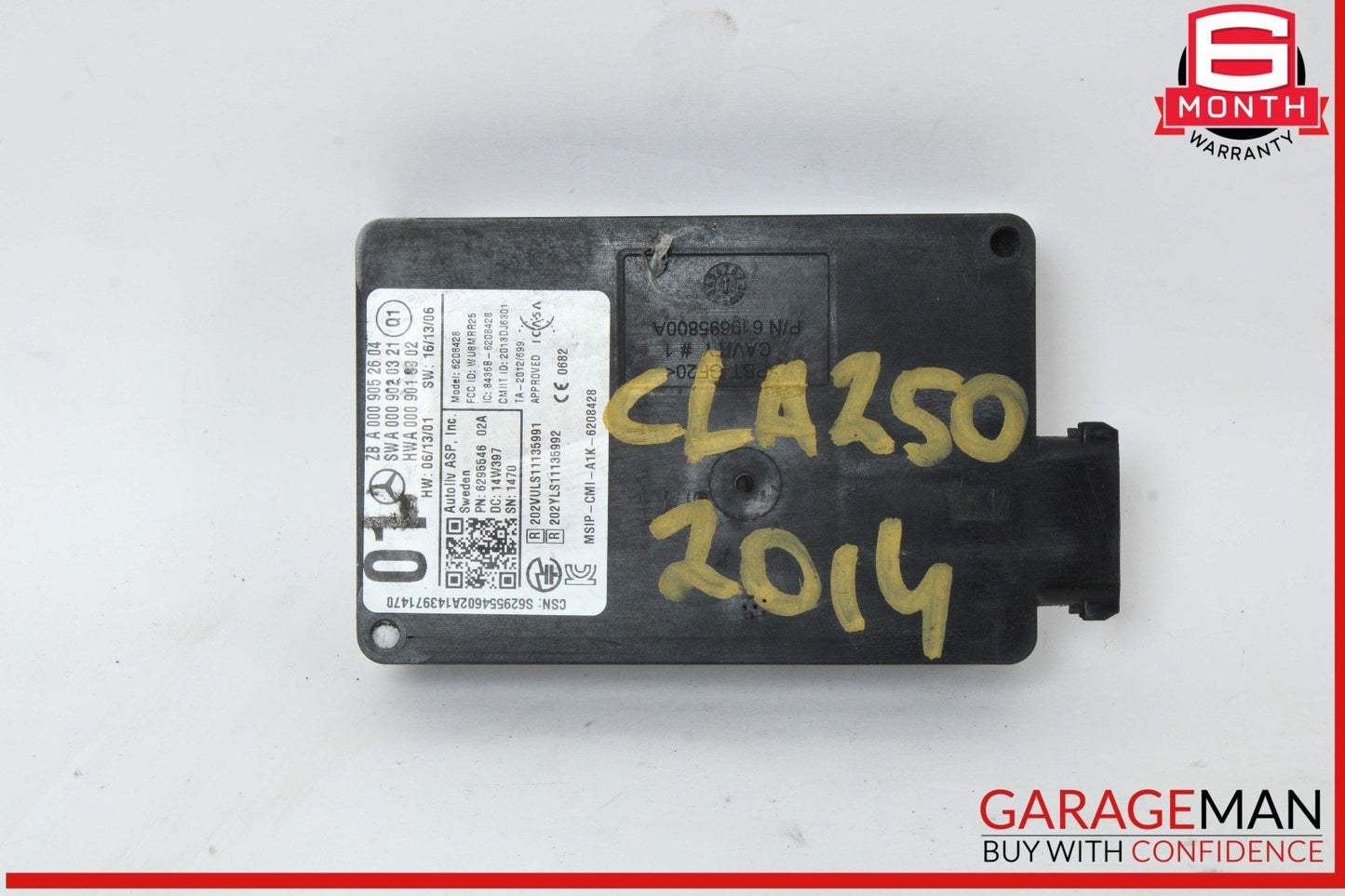 13-20 Mercedes W117 CLA250 Rear Bumper Blind Spot Radar Distronic Module OEM