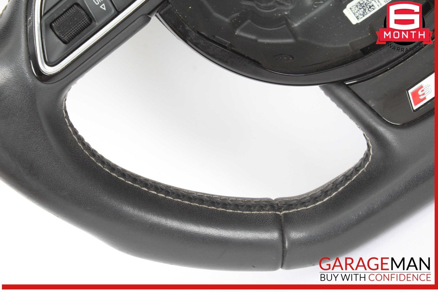 14-16 Audi SQ5 Front Left Driver Side Steering Wheel w/ Paddle Shifters OEM
