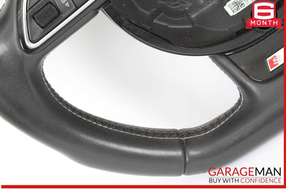 14-16 Audi SQ5 Front Left Driver Side Steering Wheel w/ Paddle Shifters OEM