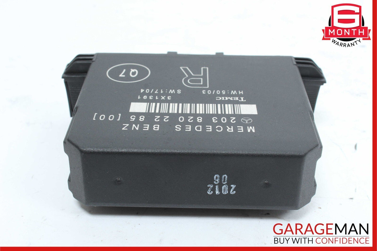 01-07 Mercedes W203 C230 C320 Rear Right Side Door Control Module 2038202285 OEM