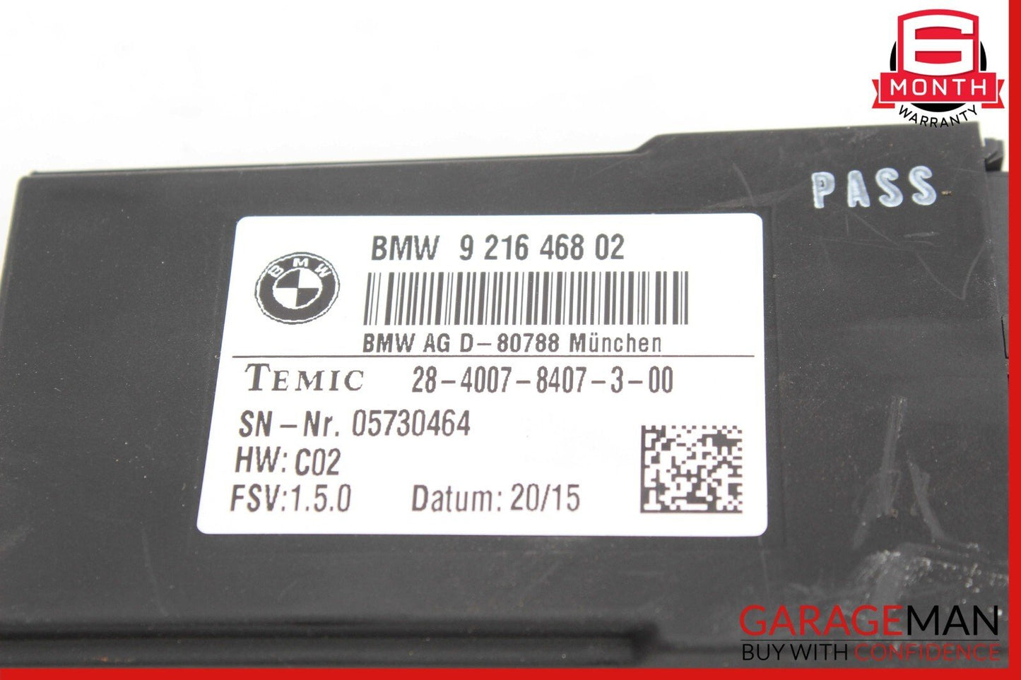 14-17 Mini Cooper Right / Left Side Seat Controller Module Unit 921646802 OEM