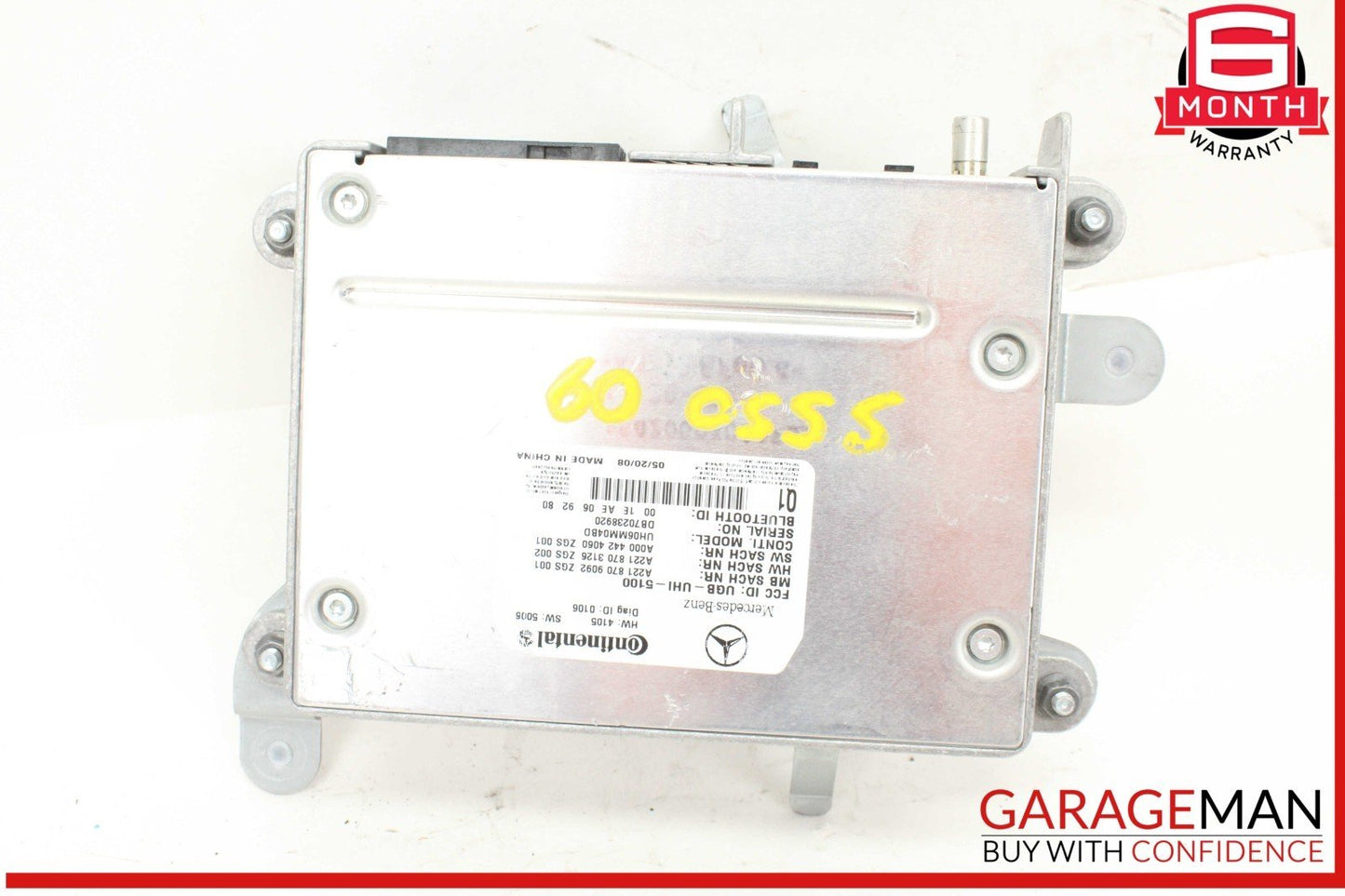 07-10 Mercedes W221 S550 CL550 Bluetooth Communication Control Module Unit OEM